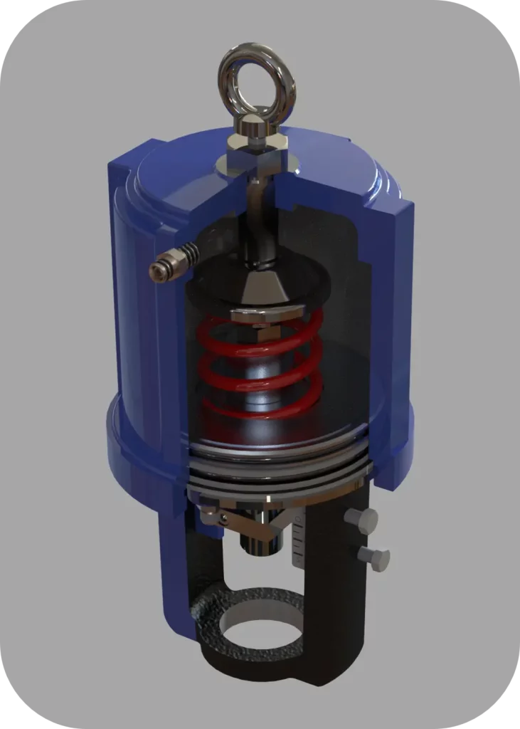 Valtek Spring Cylinder Linear Actuator-ajzapump